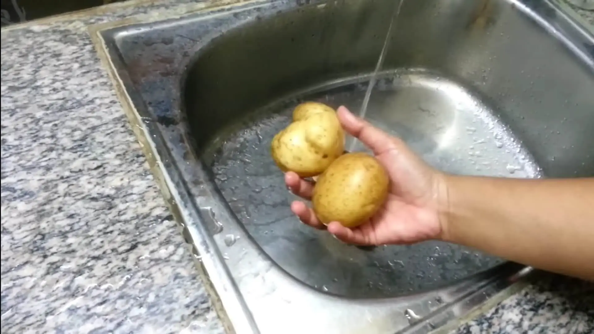 Clean and Peel the Potatoes